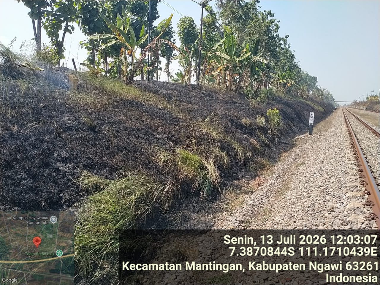 Waspada Musim Kemarau KAI Perketat pengawasan jalur, larang pembakaran lahan